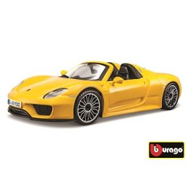 Bburago Porsche 918 Spyder Yellow