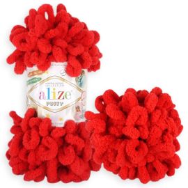 Alizé Puffy 56 červená 100 g 9 m