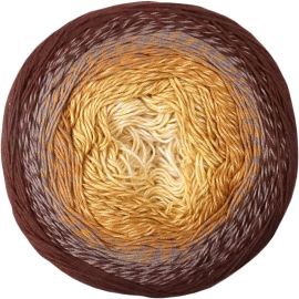 YarnArt Flowers priadza hnedá 284, 250 g, 1000 m 11821
