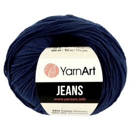 YarnArt Priadza  Jeans navy modrá 54, 50 g, 160 m