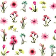 Noezon vodolepky ružové stopkové kvety 9916 - cena, porovnanie