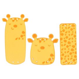 Noezon Žirafa kožené štítky 3 kusy 20181