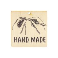 Noezon Drevený štítok Hand Made 6x6cm 16993 - cena, porovnanie