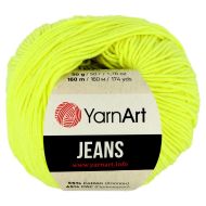 YarnArt Priadza Jeans neónová žltá 58, 50 g, 160 m - cena, porovnanie