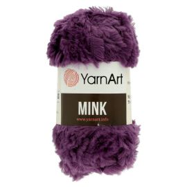 YarnArt Priadza Mink 338 slivkovo fialová 50 g 75 m