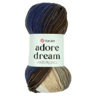 YarnArt Adore Dream 1050 béžovo hnedo fialová 100g 280m - cena, porovnanie