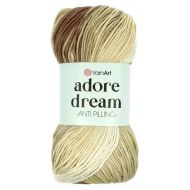 YarnArt Adore Dream 1068 béžovo hnedo olivová 100g 280m - cena, porovnanie