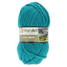 YarnArt Alpine Maxi 660 azúrová modrá 250 g 105 m