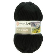 YarnArt Alpine Maxi 661 čierna 250 g 105 m - cena, porovnanie