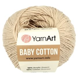 YarnArt Baby Cotton 403 svetlá krémová 50g 165m