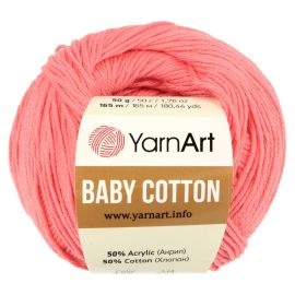 YarnArt Baby Cotton 420 ružová 50 g 165 m