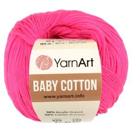 YarnArt Baby Cotton 422 fuchsiová 50g 165m
