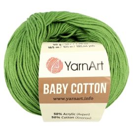 YarnArt Baby Cotton 440 zelená šalvia 50g 165m