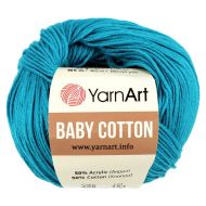YarnArt Baby Cotton 458 jasná modrá 50g 165m - cena, porovnanie
