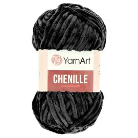 YarnArt Chenille 542 čierna 100g 90m