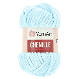 YarnArt Chenille 549 baby modrá 100g 90m