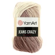 YarnArt Jeans Crazy hnedá 50 g, 160 m - cena, porovnanie