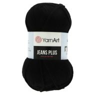 YarnArt Jeans Plus čierna 53, 100 g, 160 m - cena, porovnanie