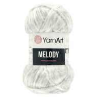 YarnArt Melody 881 sivo biela 100g 230m - cena, porovnanie