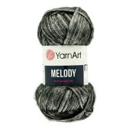 YarnArt Melody 887 čierno strieborná 100g 230m - cena, porovnanie