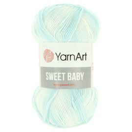 YarnArt Sweet Baby 915 belaso modrá