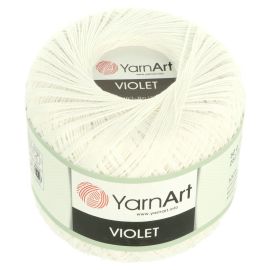 YarnArt Violet 1000 biela 50g 282m