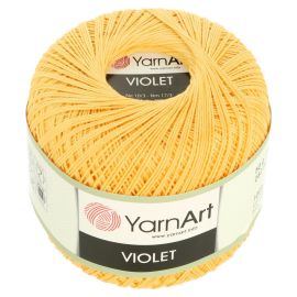 YarnArt Violet 4653 tmavo žltá 50g 282m