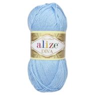 Alizé Diva 350 baby modrá 100 g 350 m - cena, porovnanie