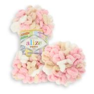 Alizé Puffy Color 6046 ružovo hnedá 9,2 m 100 g - cena, porovnanie