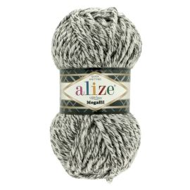 Alizé Superlana Megafil 801 bielo čierna 100g 55m