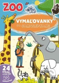 Vymaľovanky so samolepkami - ZOO (A4)