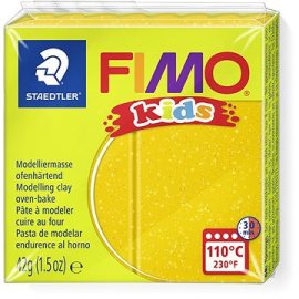 Fimo Kids 8030 42g zlatá s trblietkami
