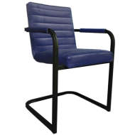 Jedálenská stolička Merenga čierna, modrá - cena, porovnanie
