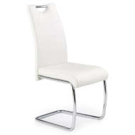 Melza - Jedálenská stolička (biela, strieborná) - bílá/stříbrná - cena, porovnanie