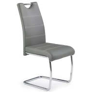 Melza - Jedálenská stolička (sivá, strieborná) - šedá/stříbrná - cena, porovnanie
