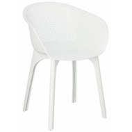 Plastová jedálenská stolička Destiny biela - cena, porovnanie