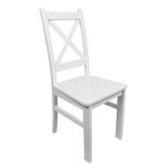 Jedálenská stolička Kasper (biela) - cena, porovnanie
