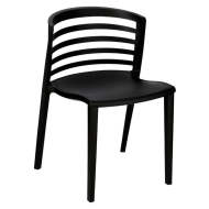 Plastová jedálenská stolička Monia čierna - cena, porovnanie
