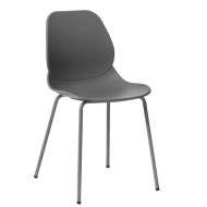 Plastová jedálenská stolička Lykke sivá - cena, porovnanie
