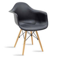 Jedálenská stolička Justy dub, čierna - cena, porovnanie