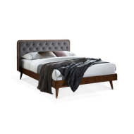 Drevená posteľ Vivien 160x200, orech, bez matraca - cena, porovnanie