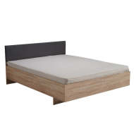 Drevená posteľ Karla 160x200, dub, bez matraca - cena, porovnanie