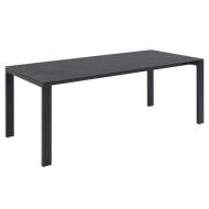 Jedálenský stôl Brisbane 200x75x90 cm (čierna) - cena, porovnanie