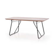 Jedálenský stôl Priva 180x76x90 cm (orech, čierna) - cena, porovnanie
