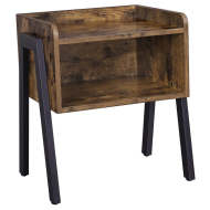 Nočný stolík Pansy (hnedá, 46x52x35 cm) - cena, porovnanie
