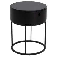 Nočný stolík Domi (čierna) - cena, porovnanie