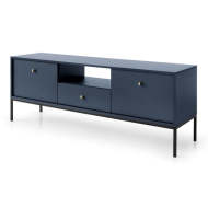 TV stolík Pernilla (2x dvere, zásuvka, modrá) - cena, porovnanie