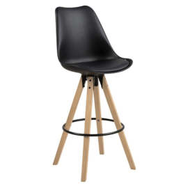 Barová stolička Agassi čierna