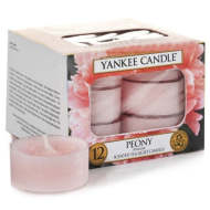 Sviečka Yankee candle Pivonka, 12ks - cena, porovnanie