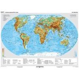 Mapa Svet fyzický / politický (A3) - Tabuľka